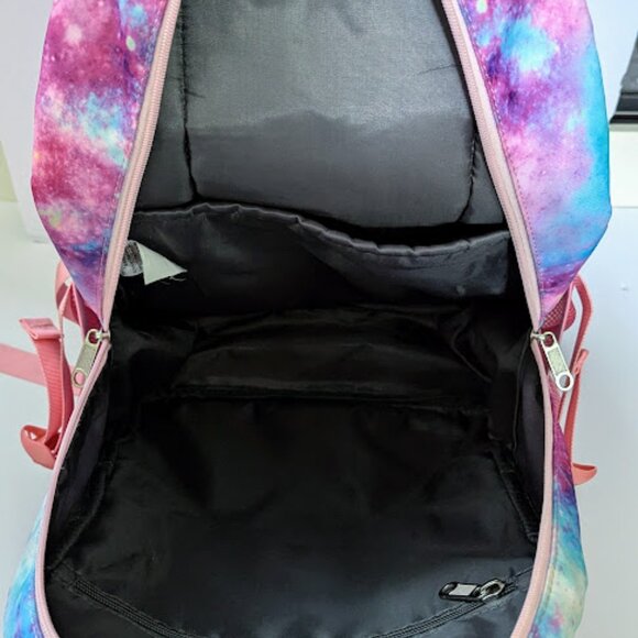 Galaxy Space Kids Backpack for Girls Elementary Middle School Bookbags - Picture 10 of 11